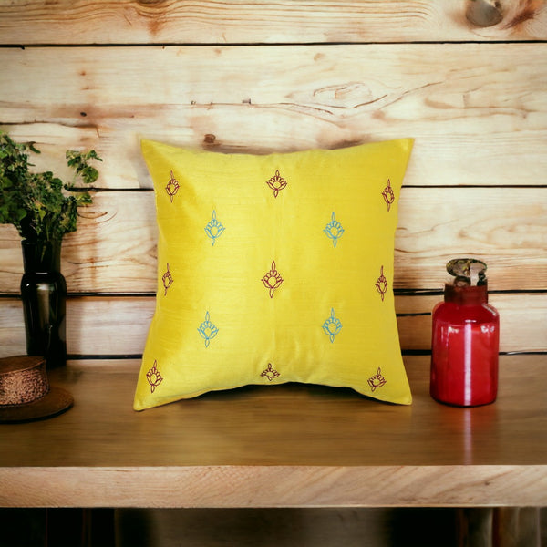 Buy Handcrafted Luxurious Silk Cushion Covers