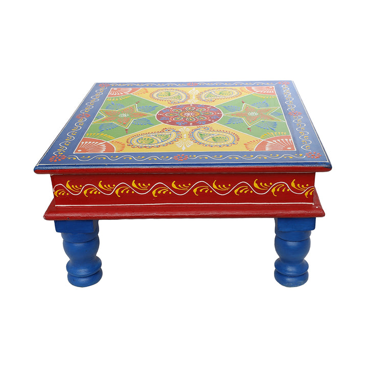 12" bajot/ chowki pooja temple stool decor-in