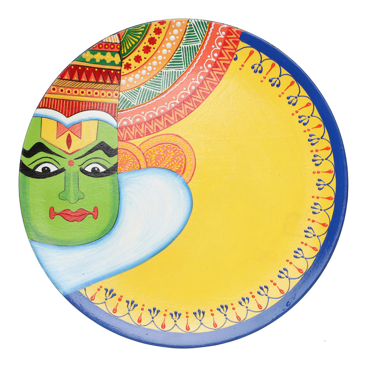 kathakali-face wall plate