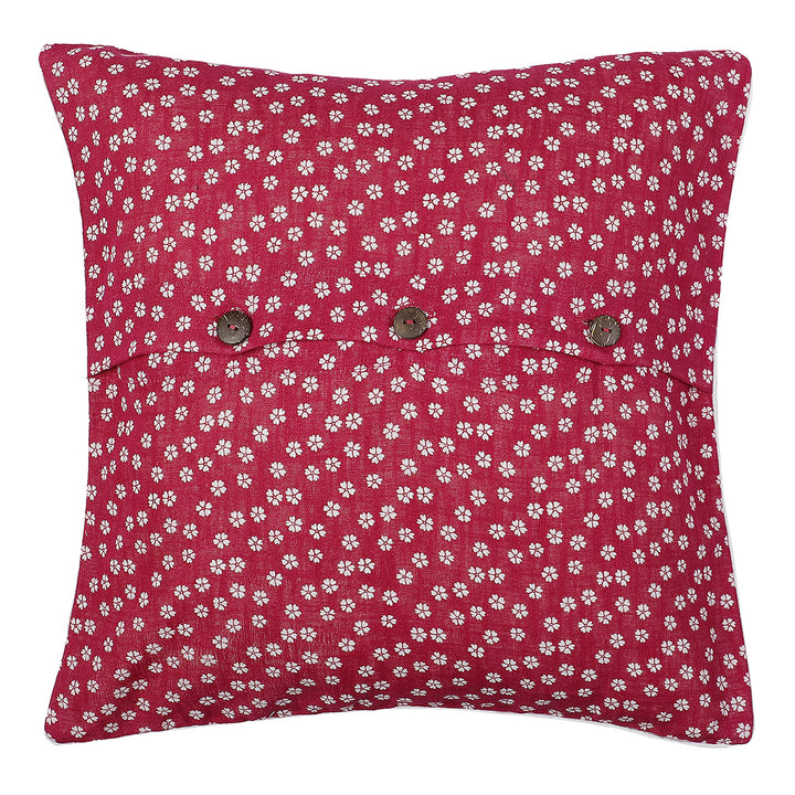 cushion cover with white pipeing