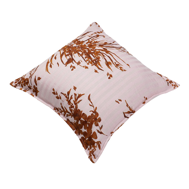 tropical print linen cushion cover bedroom decor